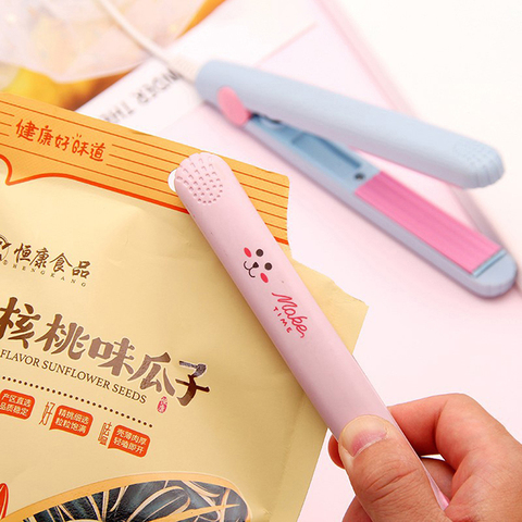 Food Vacuum Sealer Household Portable Bag Clip Handheld Mini Electric Heat Sealing Machine Seal Packing Plastic Impulse Sealer ► Photo 1/6