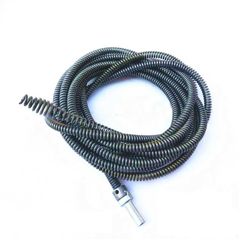 5M Sewer Dredging Spring Electric Drill Drain Cleaner Machine Extension Sewer Pipe Dredger Cleaning Spring With 10MM Connector ► Photo 1/4