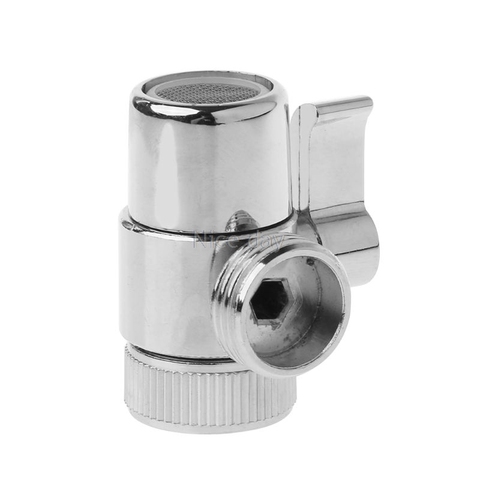 Brass 3-way Diverter Valve Faucet Connector Adapter Three Head Function Switch F16 20 Dropship ► Photo 1/5