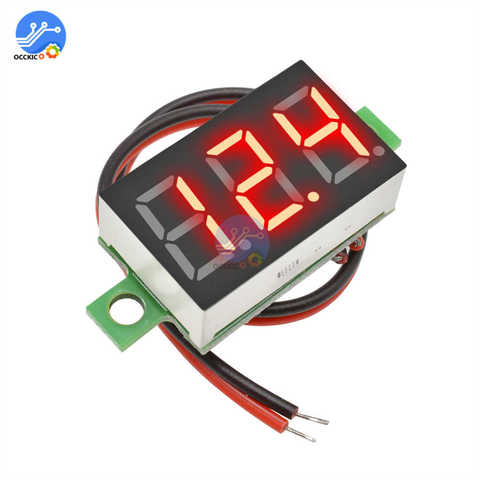 0.36 Inch Mini LED Digital Voltmeter Red 3-Digit Display Voltage Meter Adjustment Voltmeter DC 4.5~30V ► Photo 1/1