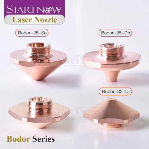 Startnow Bodor Series Laser Cutting Nozzle D25 Dia.32mm H15 Single Double Layers Caliber 1.0 3.0mm Laser Hexagonal Copper Nozzle ► Photo 1/6