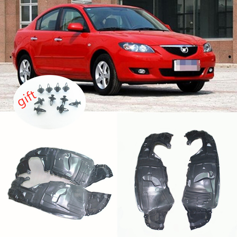 Car front wheel inner fender splash mud guard BP4K-56-130  BP4K-56-140 for Mazda 3 2004-2008 BK ► Photo 1/6