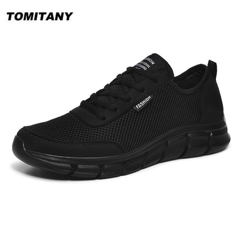 New Mesh Men Shoes Lac-up Casual Shoes Men Sneakers Breathable Lightweight Footwear Comfortable Sport Trainers Zapatillas Hombre ► Photo 1/6