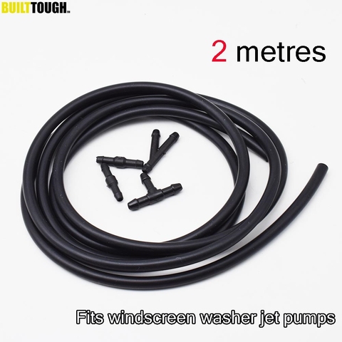 Universal 5pcs/Set DIY Auto Wiper Blade Windshield Washer Hose Pipe 2 Meters Automotive Blades Car Accessories Styling ► Photo 1/6