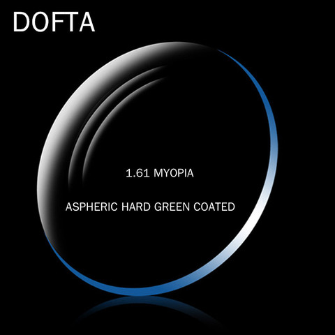 DOFTA Prescription Glasses Lenses 1.56 1.61 1.67 1.74 CR-39 Resin Aspheric Myopia Optical Lens ► Photo 1/6