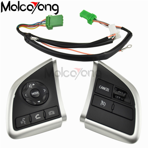 For Mitsubishi L200 2015 Eclipse Cross 2016-2022 Steering Wheel Cruise Control Buttons Remote Control Volume Button ► Photo 1/6