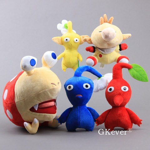 Pikmin Captain Olimar Bulborb Chappy Yellow/Blue/Red Flower 5 Styles Kids Gift  14-25cm Stuffed Dolls Cute ► Photo 1/6