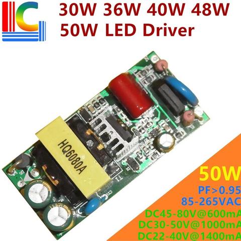 50W LED Plug light Driver 350ma 400ma 450ma 500ma 600mA 700ma 750ma 900mA 1000ma 1050ma 1200mA 1300ma 1400ma 1500mA CE Power ► Photo 1/6