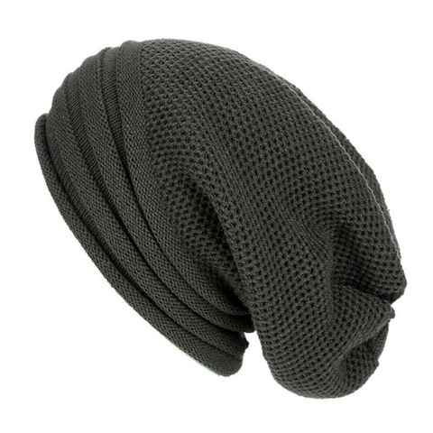 Winter Baggy Slouchy Beanie Hat Wool Knitted Warm Cap for Men Women S55 ► Photo 1/6