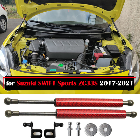 Damper for Suzuki SWIFT Sports ZC33S 2017-2022 Front Hood modify Refit Gas Spring Lift Supports Struts Rod Shocks ► Photo 1/6