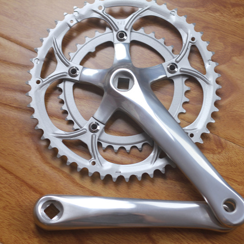 High-end Road Bike Sprocket Bicycle Aluminum Alloy 50-34T  8/9S Sprocket Square Hole Racing 170mm Crank Cycling Accessories ► Photo 1/6