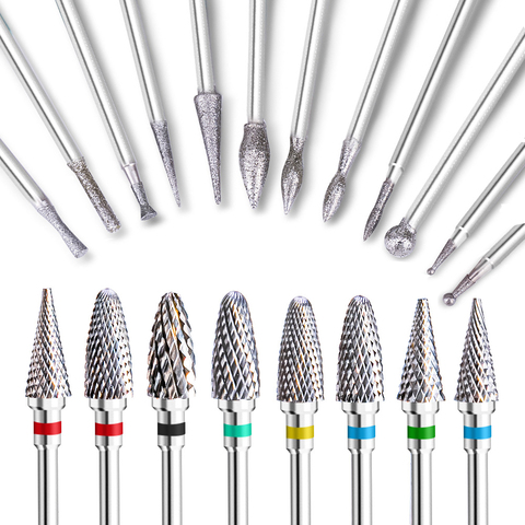 Diamond/Tungsten/Ceramic Nail Drill Bit Electric Manicure Drill For Milling Cutter Nail File Buffer Nail Art Equipment Accessory ► Photo 1/6