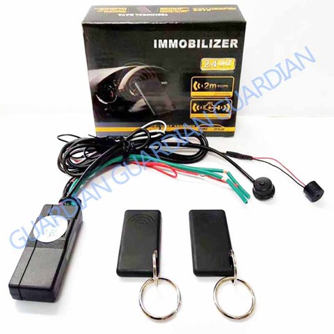 2.4G RFID Immobilizer Wireless Engine Lock Car Alarm System Anti-Hijacking Intelligent Circuit Cut Off Auto Unlock Device ► Photo 1/3