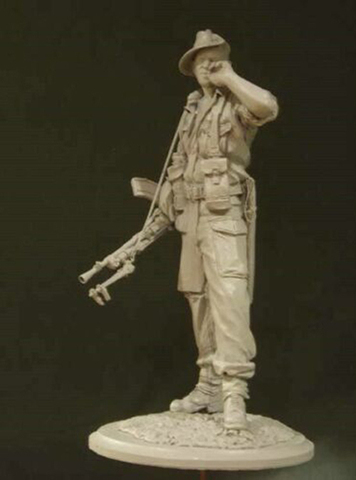 1/16 Assembly Resin Figure Kit MG Soldier ► Photo 1/1