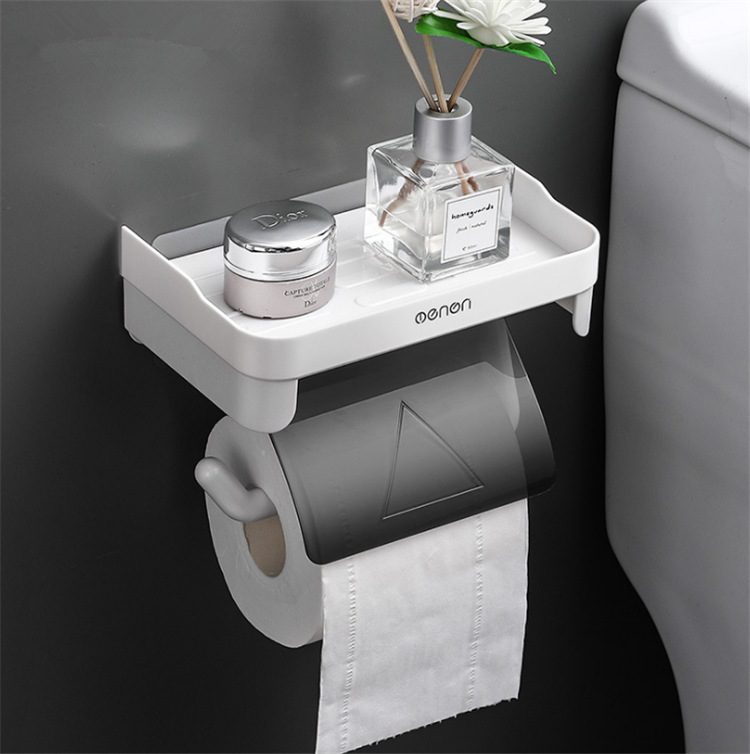 Hola Wall Mounted Non Perforated Tissue Box For Multi Function Vehicle Household Non Marking Tissue Holder Lazada Singapore