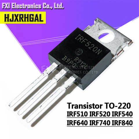 10PCS IRF510 IRF520 IRF540 IRF640 IRF740 IRF840 LM317T Transistor TO-220 TO220 IRF840PBF IRF510PBF IRF520PBF IRF740PBF LM317 ► Photo 1/6