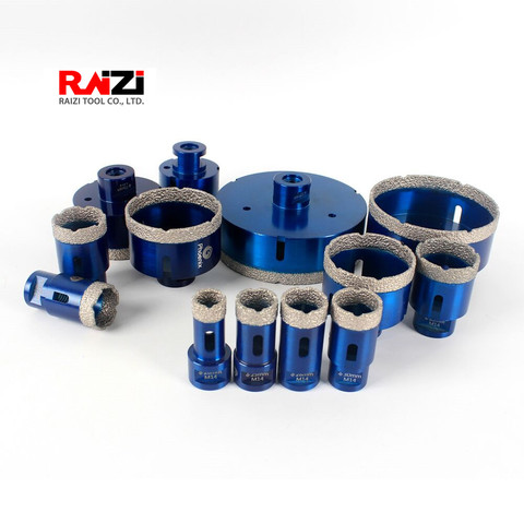 Raizi 1 Pc M14 Porcelain Ceramic Tile drill bit 6-125 mm for granite marble Diamond Coated drilling core bit Hole saw Cutter ► Photo 1/6