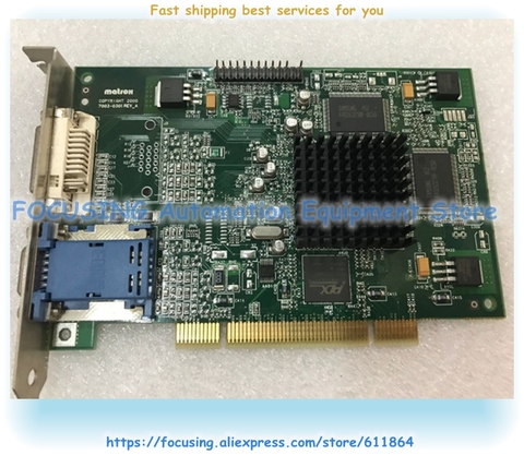 MATROX G450 G45FMDVP32DB F7003-0301 PCI DVI Card Tested 7003-0301 ► Photo 1/2