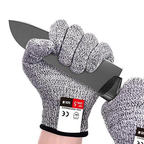High-strength Safety Grade Level 5 Protection Kitchen Anti Cut Gloves Cut Resistant for Fish Cook Cutting Protective Gloves ► Photo 1/6