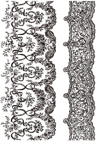 old lace /background /  Clear Silicone Stamp/Seal for DIY scrapbooking/photo album Decorative clear stamp M1417 ► Photo 1/1