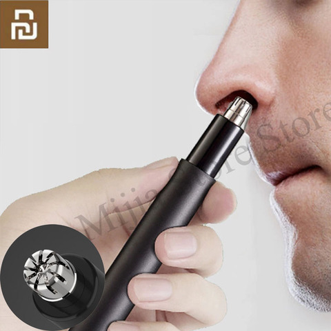 Youpin Newstart Electric Mini Nose hair trimmer HN1 Portable Ear Nose Hair Shaver Clipper Waterproof Safe Cleaner Tool for Men ► Photo 1/6