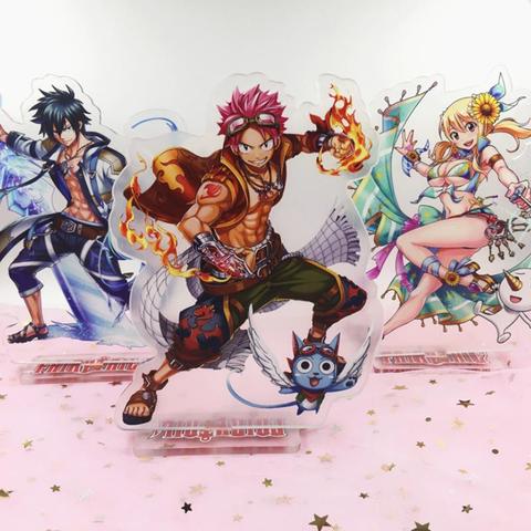 1pc Lovely Anime Fairy Tail Cosplay Acrylic Stand Model Figure Toys Craft Fairy Garden Decor Accessories Kids Gift ► Photo 1/4