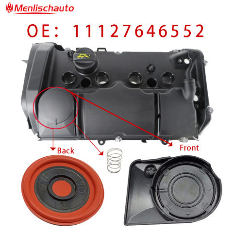 Car Engine Valve Cover Gasket Exhaust Gas Valve 11127646555 11127646552 For German Car JCW R55 R56 R57 R58 R59 N13 N18 07-12 ► Photo 1/5