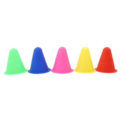 10Pcs/Set Skate Marker Training Road Cones Roller Football Soccer Rugby Training Soft Tower Skating Obstacle Roller Skate Pile ► Photo 1/6