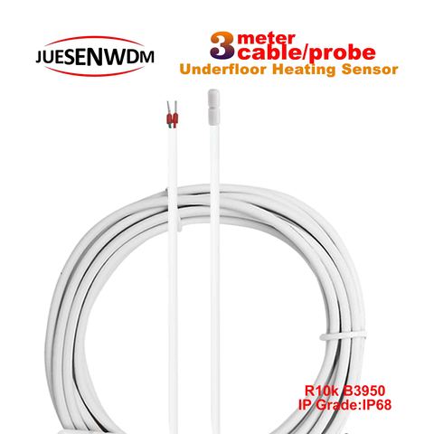 3M cable cord ntc 10k 3950 oscilloscope probe for floor heating thermostat sensor ► Photo 1/6