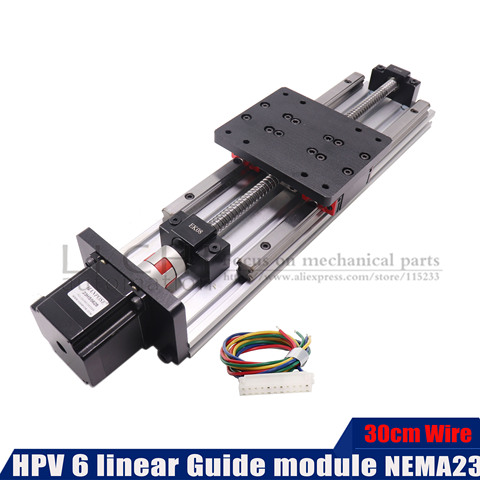 HPV6  ballscrew sfu1204 with Linear Guides HGR15 HIWIN  same size with NEMA23 2.8A 56mm stepper motor ► Photo 1/6