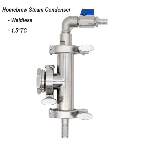 Homebrew Steam Condenser Weldless 1.5