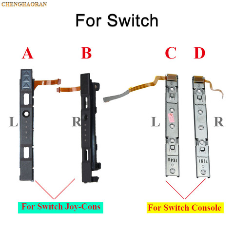 1PC 1pair 1set New L R LR Slide Left Right Sliders Railway replacement for Nintend switch Console Rail for NS Joy-con Controller ► Photo 1/5