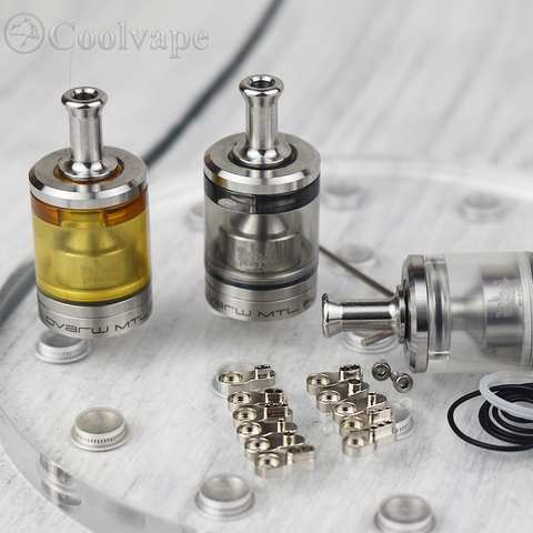 Dvarw FL MTL SteamTuners rta Top Fill Nano Kit 22mm 2ml vape tank 316ss Rebuildable Atomizer with Taifun gtr rta 510 drip tip ► Photo 1/6