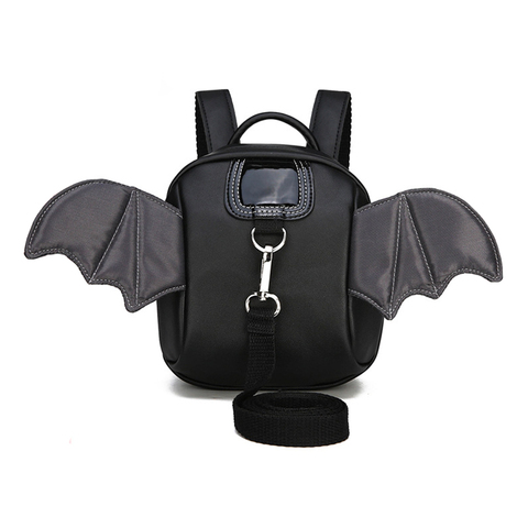 Cute Cartoon Kids Anti-lost Mini Backpack 3D Bat Wings Child School Bags Pulling Rope Adjustable Baby Backpacks Girls Boys Gifts ► Photo 1/6