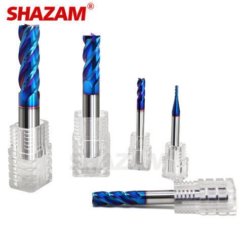 Milling Cutter Alloy Coating Tungsten Steel Tool Cnc Maching Hrc70 Endmill SHAZAM Top  Milling Cutter Kit Milling Machine Tools ► Photo 1/5