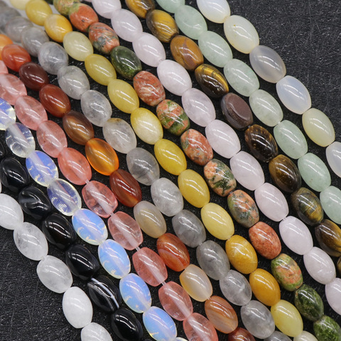 6X8mm New Arrival Natural stone beads rice shape small beads making for jewelry bracelets or necklace ► Photo 1/6
