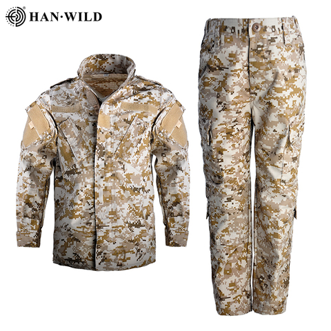 HAN WILD Combat Uniform For 5Y-15Y Children Military Uniform Kids BDU Military Army Tactical Gear Hunting Multicam Shirts&Pants ► Photo 1/6