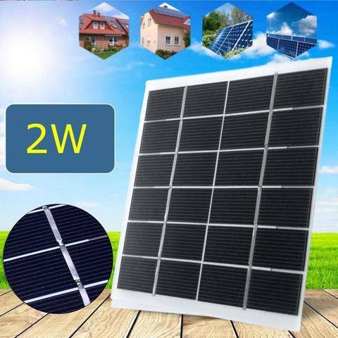 2W 6V Mini Solar Panel Cell Power Module 350mah for Battery Cell Phone Charger Light DIY Solar Toys ► Photo 1/6