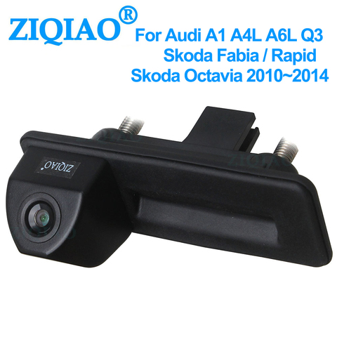 ZIQIAO for Skoda Fabia Octavia Yeti VW Passat Audi A1 Q3 A4L Trunk Handle Rear View Camera HS039 HS079 ► Photo 1/6