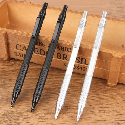 1Pcs 0.5mm Mechanical Pencils Metal Shell Office & School Stationery Writing Supplies ► Photo 1/6