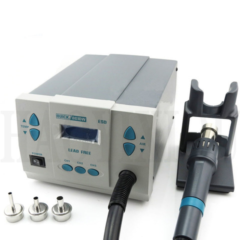 QUICK 861DW Hot Air Rework Station Soldering Station 1000W Intelligent Digital Display Desoldering Station For PCB Chip Repair ► Photo 1/1
