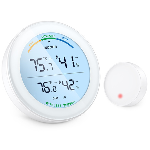 Wireless Thermometer LCD Display Indoor Outdoor Sensor Temperature Sensor Indoor Digital Hygrometer Thermometer ► Photo 1/6