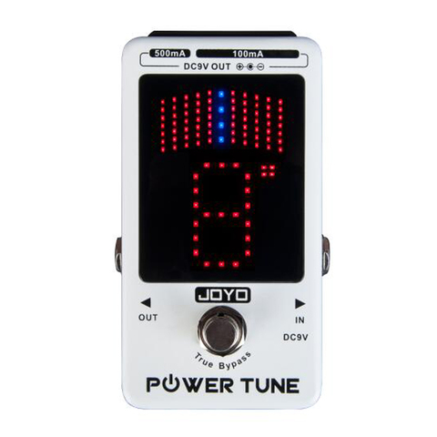 JOYO JF-18R Power Tune Tuner Pedal Guitar Tuner Pedal  True Bypass  Combines Power Supply and Tuner Guitar Accessories ► Photo 1/6