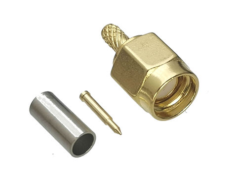 1Pcs Connector SMA Male plug Crimp RG316 RG174 LMR100 RF Adapter Coaxial High Quanlity ► Photo 1/5