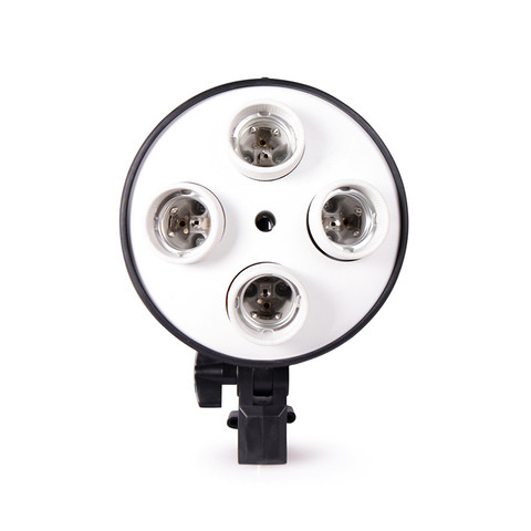 4 in 1 E27 Base Socket Light Lamp Bulb Holder Adapter for Photo Video Studio Softbox ► Photo 1/5