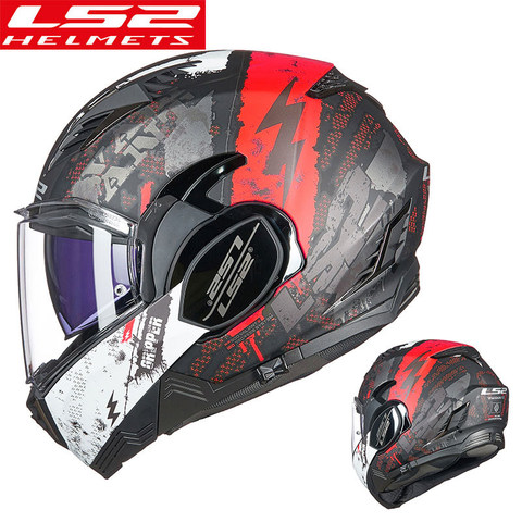 capacete de motocicleta LS2 Valiant 2 motorcycle helmet 180 degrees back somersault helmets ls2 ff900 casco moto casque ► Photo 1/4