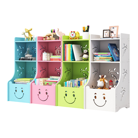 Assemble Children’s Bookshelf Environmental Storage Rack Removable Book Shelf Stand Holder Bookcase Furniture Organizer Shelf ► Photo 1/5