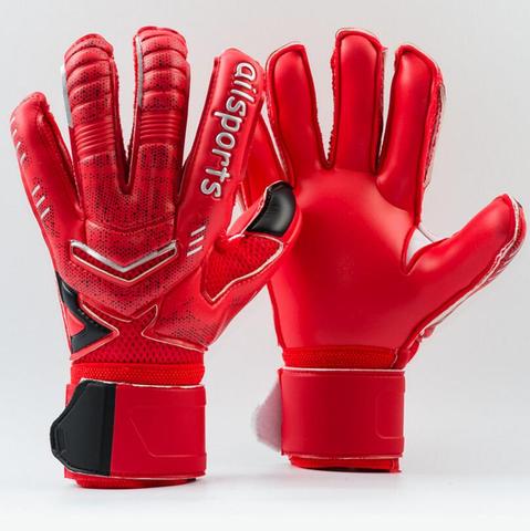 4MM Latex Goalkeeper Gloves Finger Protection Thickened Soccer Goalie Gloves Professional Football Goalkeeper Gloves ► Photo 1/6