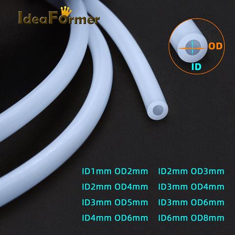 3D Printer Parts 1M bowden extruder ptfe tube Tflo Pipe for J-head Hotend V5 V6 1.75mm /3mm Filament ID 2mm 1mm 3mm 4mmOD 4mm ► Photo 1/6