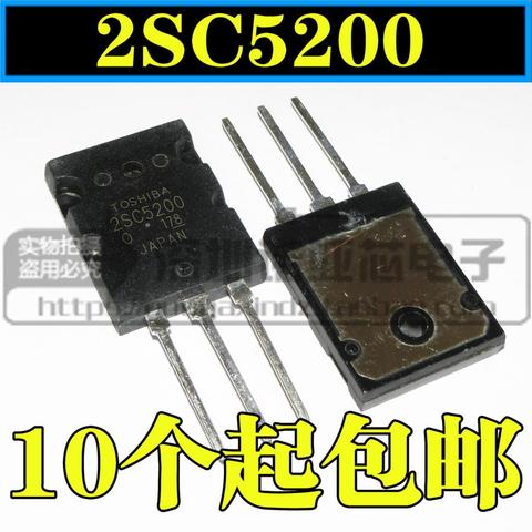 5pcs/lot New 2SC5200 C5200 high power amplifier pairing tube ► Photo 1/2